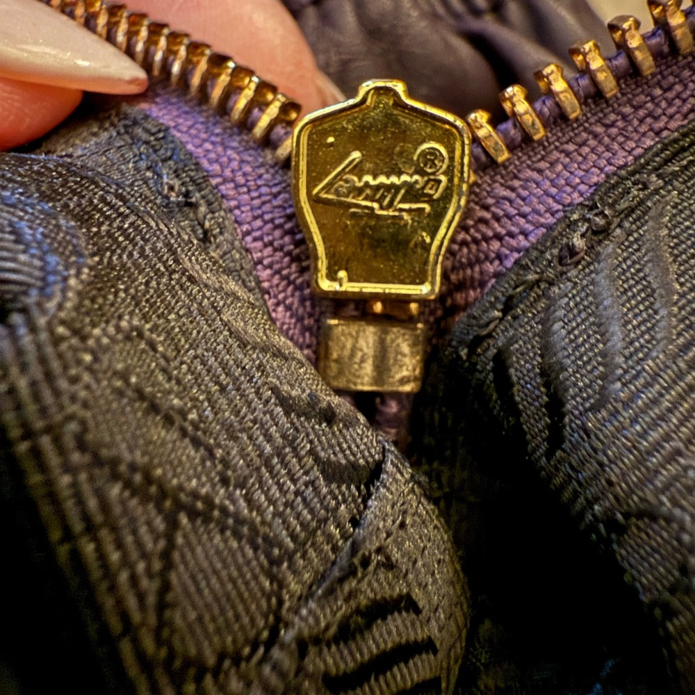 Prada Gaufre Rich Burgundy and Dark Plum Satchel
(No strap) - Picture 12 of 15